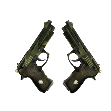 StatTrak™ Dual Berettas | Retribution  (Minimal Wear)