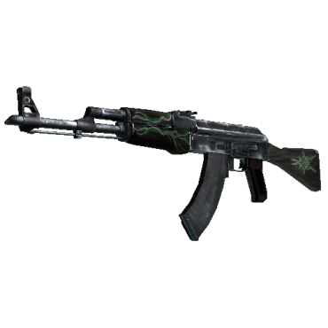 AK-47 | Emerald Pinstripe  (Battle-Scarred)