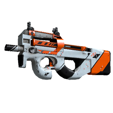 P90 | Asiimov  (Well-Worn)