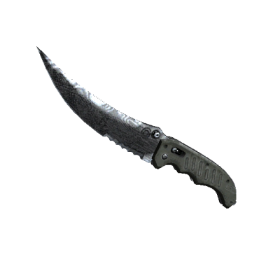 Flip Knife | Damascus Steel  (Battle-Scarred)