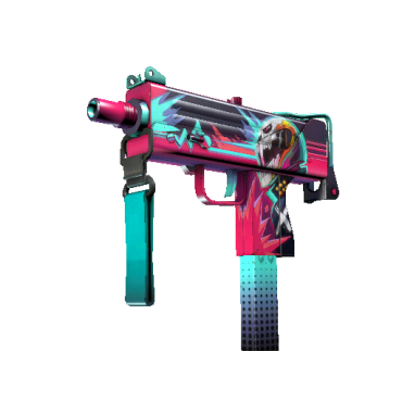 MAC-10 | Neon Rider  (Field-Tested)