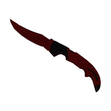 Falchion Knife | Crimson Web  (Minimal Wear)