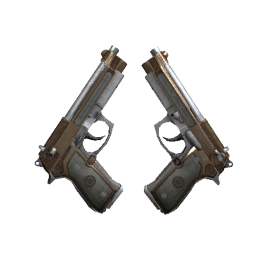 StatTrak™ Dual Berettas | Cartel  (Battle-Scarred)