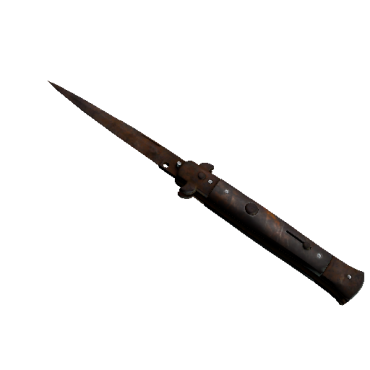 Stiletto Knife | Rust Coat  (Battle-Scarred)