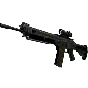 StatTrak™ SG 553 | Atlas  (Battle-Scarred)