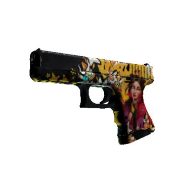 StatTrak™ Glock-18 | Bullet Queen  (Battle-Scarred)