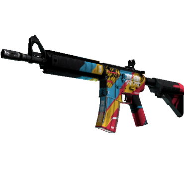 StatTrak™ M4A4 | Cyber Security  (Well-Worn)