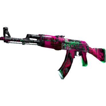 AK-47 | Neon Revolution  (Battle-Scarred)