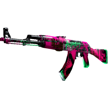 AK-47 | Neon Revolution  (Well-Worn)