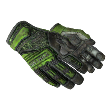 Specialist Gloves | Emerald Web  (Battle-Scarred)