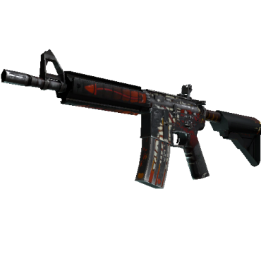 StatTrak™ M4A4 | Hellfire  (Battle-Scarred)