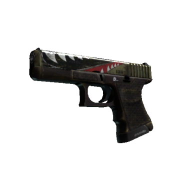 StatTrak™ Glock-18 | Warhawk  (Minimal Wear)