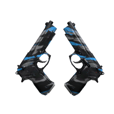 StatTrak™ Dual Berettas | Shred  (Factory New)