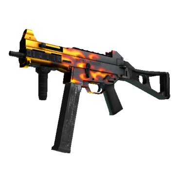 UMP-45 | Blaze  (Minimal Wear)